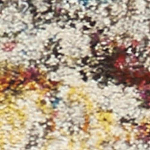 2' X 4' Sealife Abstract Power Loom Non Skid Area Rug